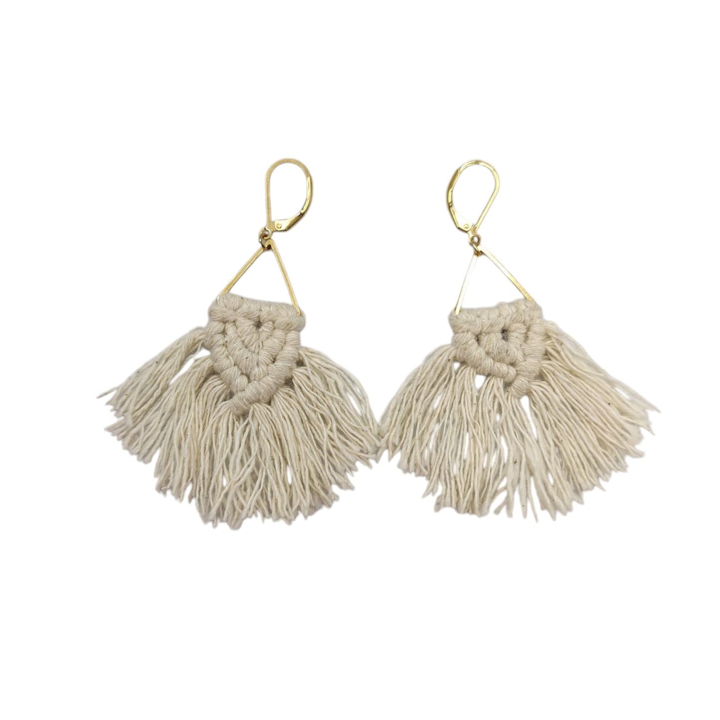 Aretes de Macramé