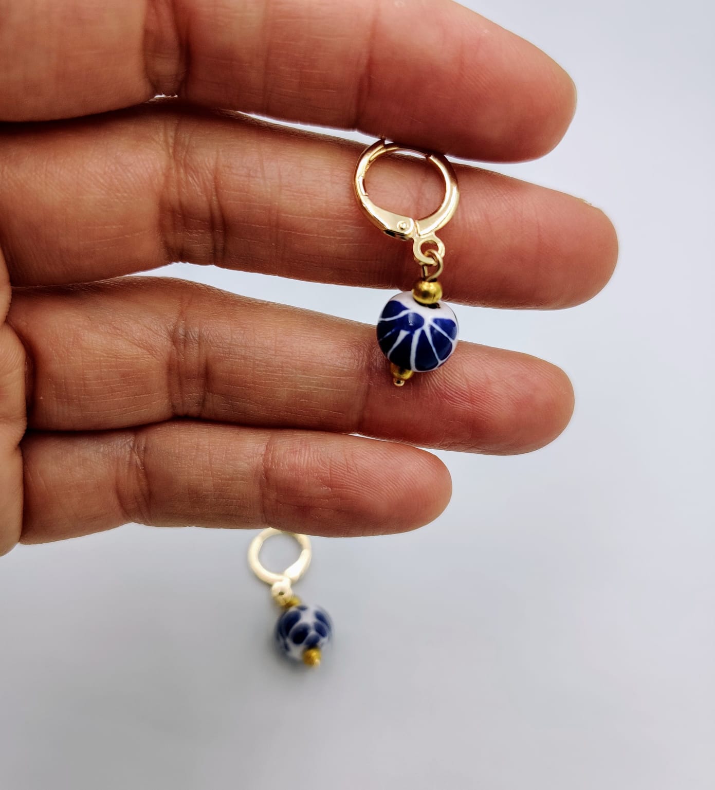 Pendientes Colgantes de talavera  poblana
