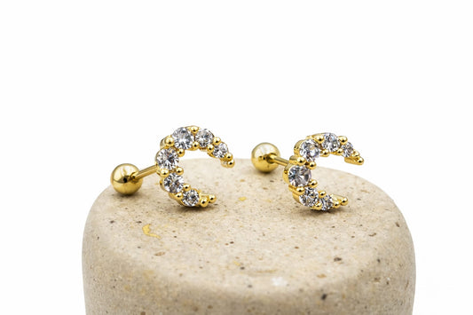 Aretes    Luna Brillante